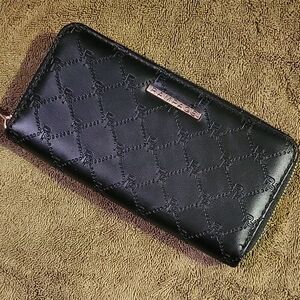 💙RAMPAGE BLACK QUILTED WALLET